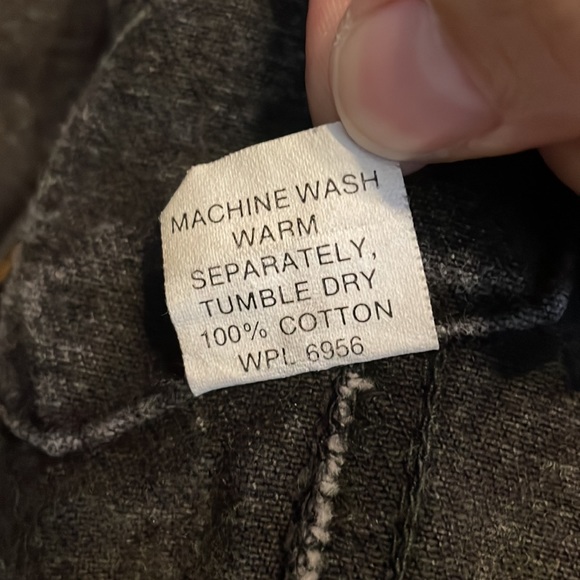 Harley Davidson Vintage 1987 Eagle Print Stone Wash Denim Jacket Mens Size Large - Picture 6 of 10